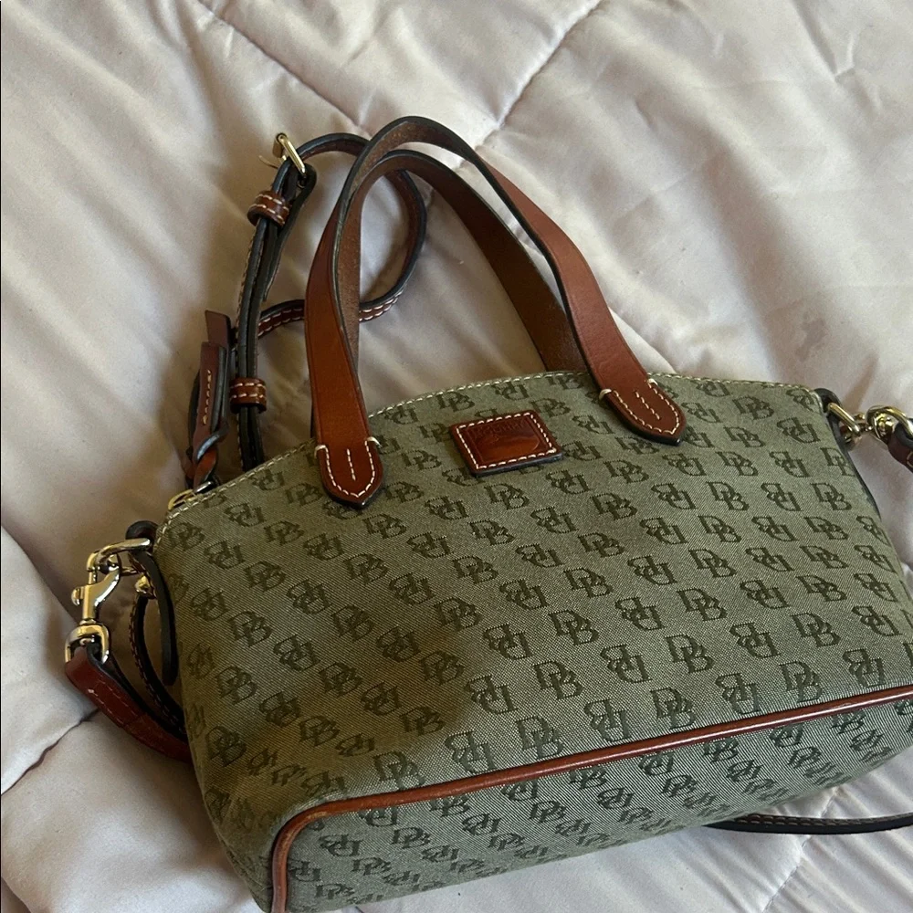 Dooney & Bourke Olive and Brown‎ Dome Bag